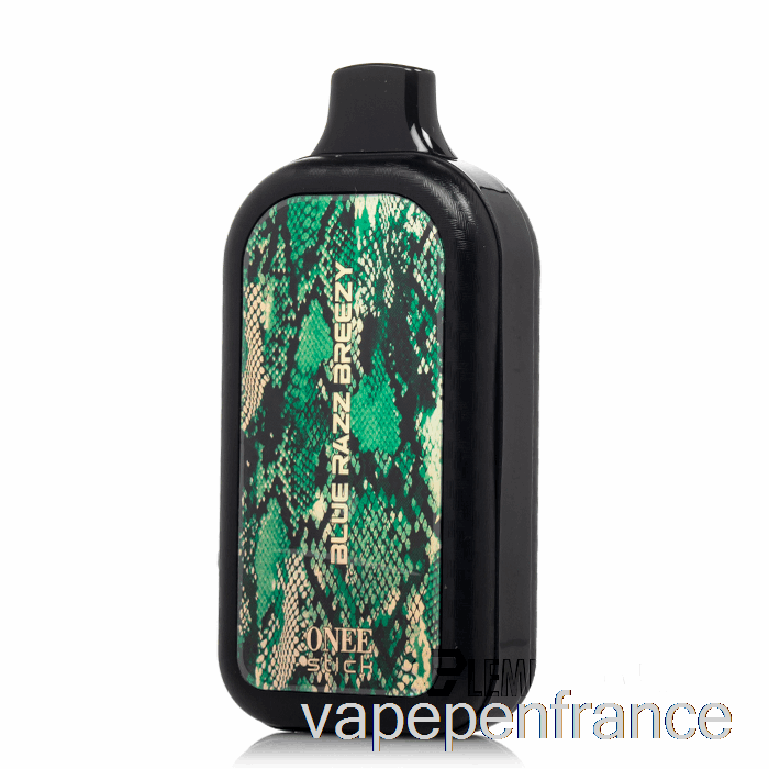 Yibla 6500 Stylo Vape Jetable Bleu Razz Breezy